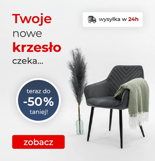 Krzesła taniej nawet o 50%